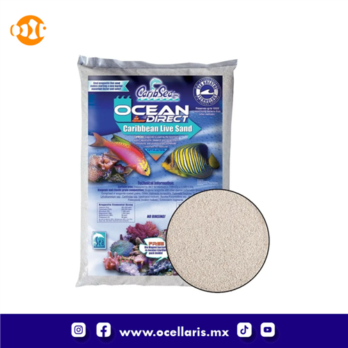 Ocean Direct - Sustrato de Aragonita viva - 20 lb