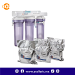 Kit ahorrador de DI triple con resinas y  medidor de TDS