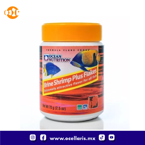 Ocean Nutrition Brine Shrimp Plus Flakes - 70 g