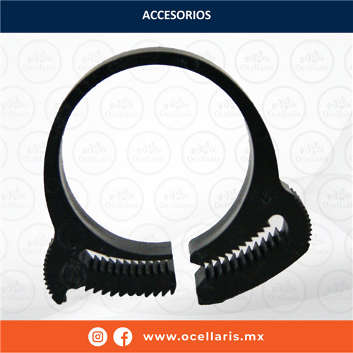 Tuberia  Abrazadera de PVC - 3/4 pulg