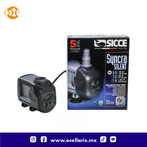 Syncra Silent 0.5 Pump - 185 GPH
