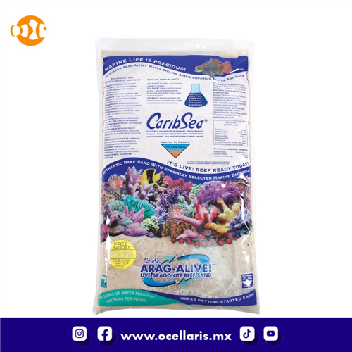 CaribSea Special Grade - 20 lb - Sustrato de Aragonita viva