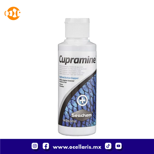 Cupramine - Tratamiento Antiparasitario de Cobre - 100 ml